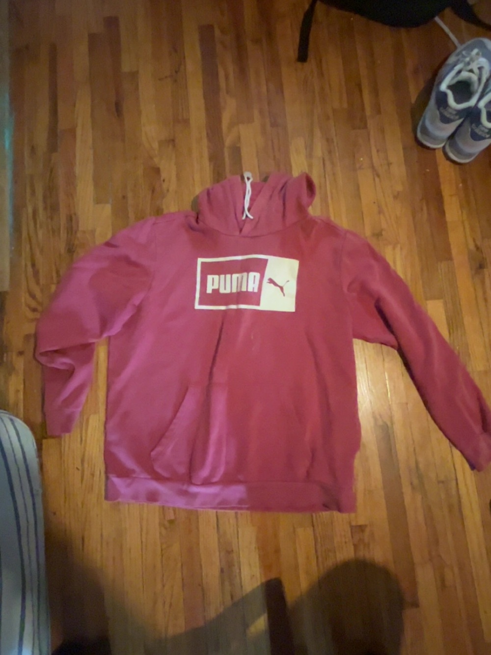Puma Rose Pink Logo Hoodie